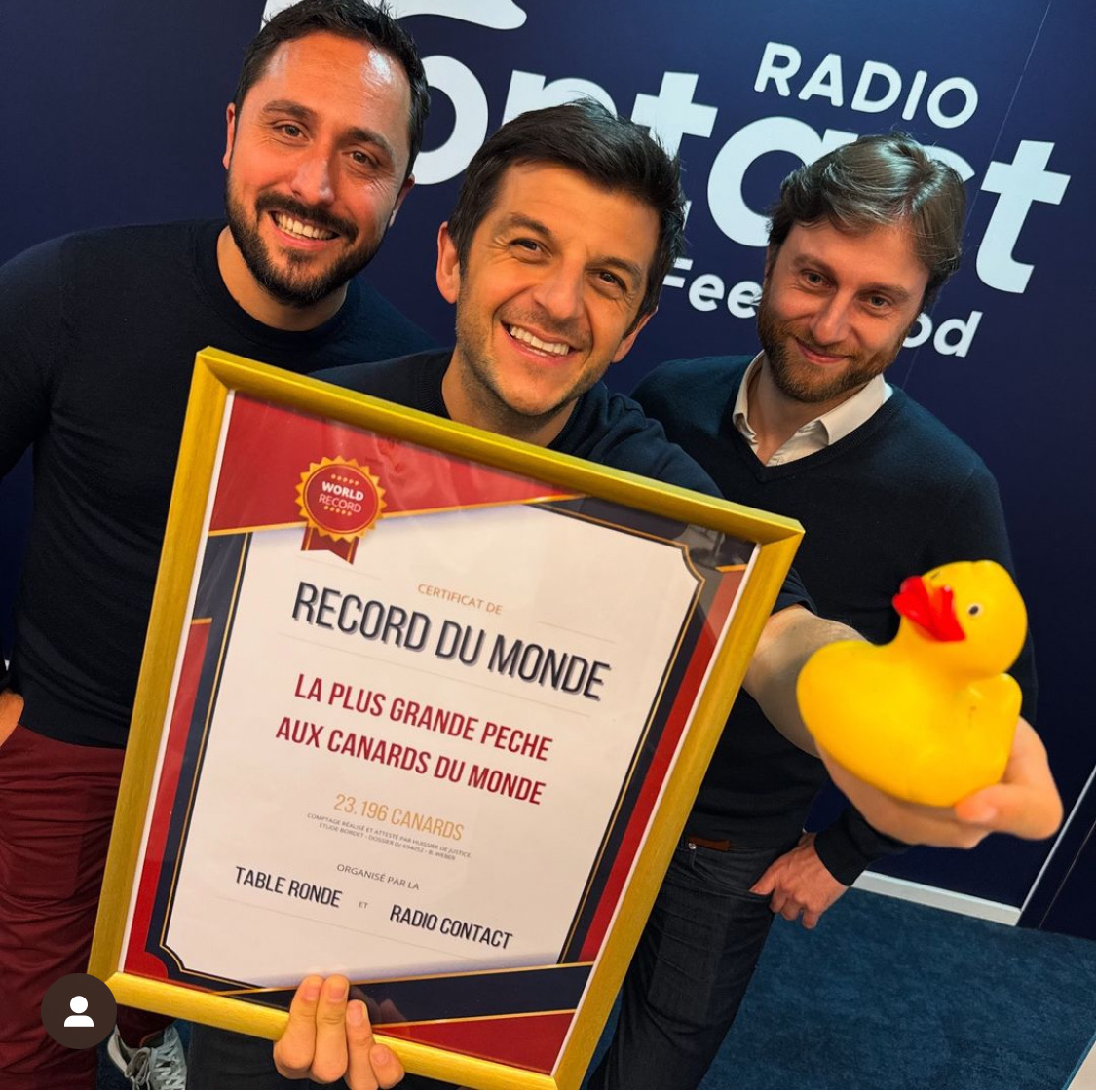 Attestation d'huissier validant le record du monde de 23 196 canards pêchés — David Antoine, Wégimont 2024